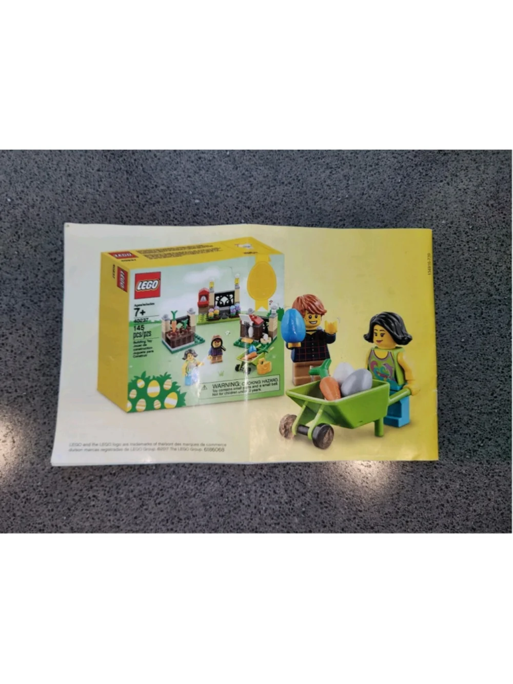LEGO Seasonal Valentines Day Set (40236) Manual ONLY Retired GUC No Bricks